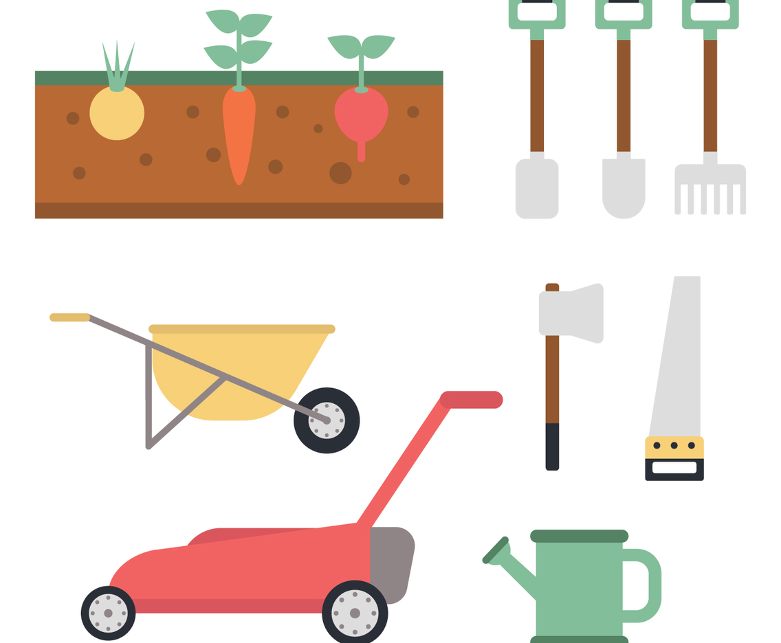 Colorful Tools For Farming