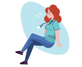 Cheerful Nutrionist Woman