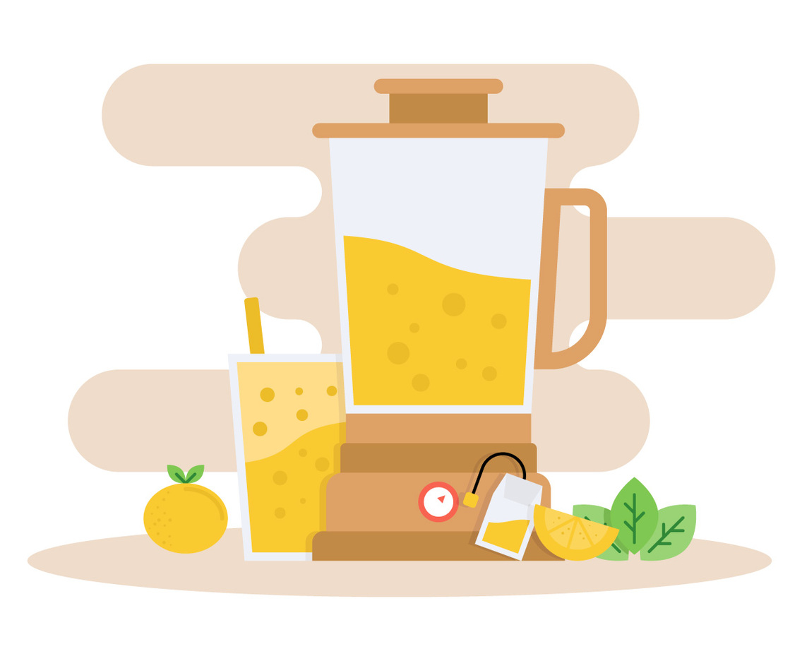 Iconic Smoothie Ingredients Vectors