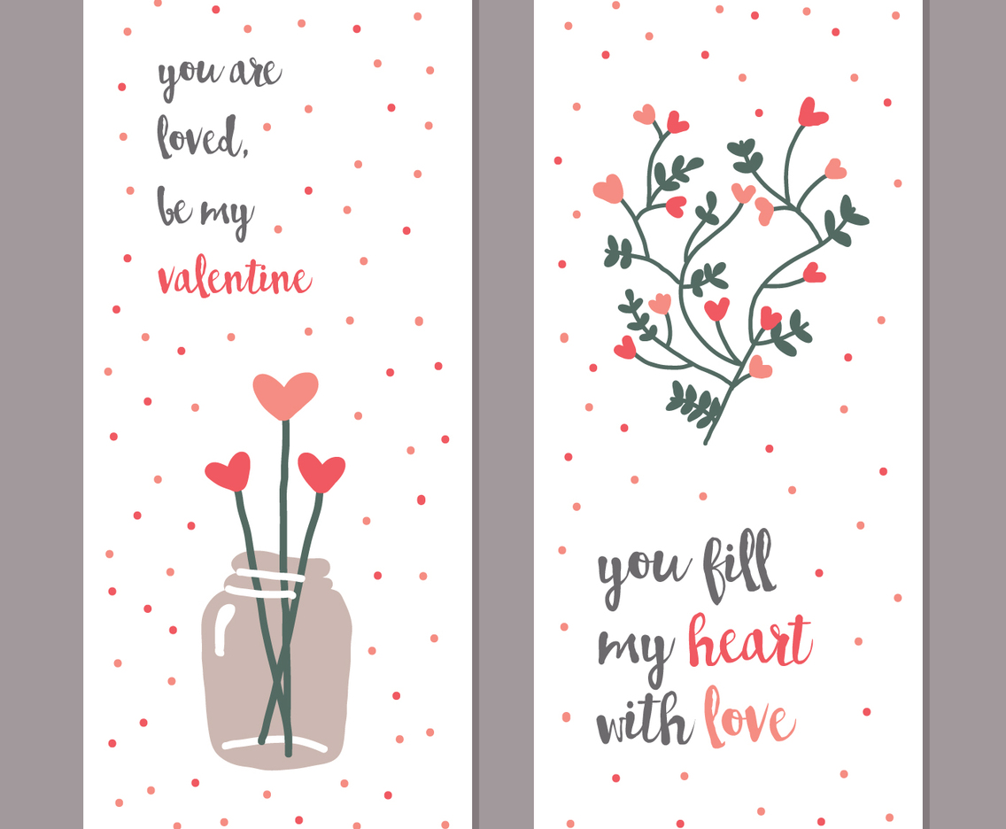 Feminine Valentine Cards