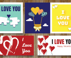 Valentine Cards Vector Pack