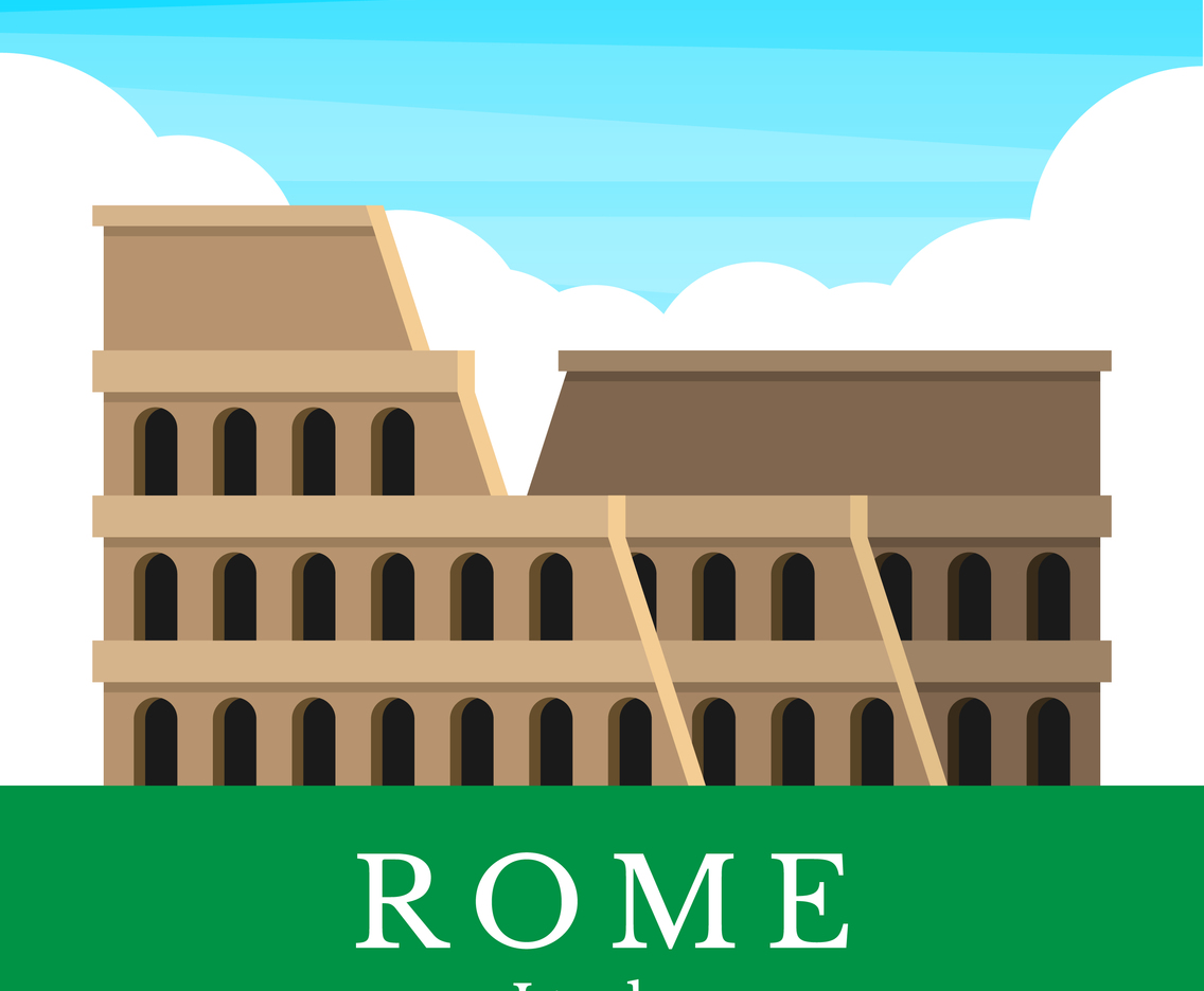 Roman Colosseum Illustration