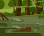 Bayou Illustration Vector