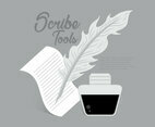 Scribe Tools Illustration