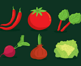 Vegetable Collection Vector