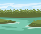 Seagrass Marsh Illustration