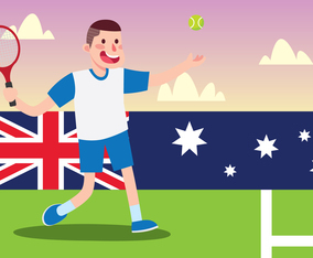 Player Ready To Serving The Ball