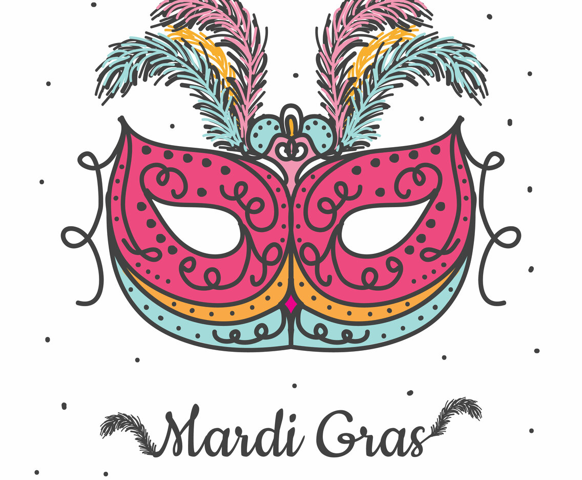 Mardi Gras Mask Vector