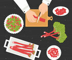 Rhubarb Vector