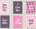 Valentine Cards Vector Pack