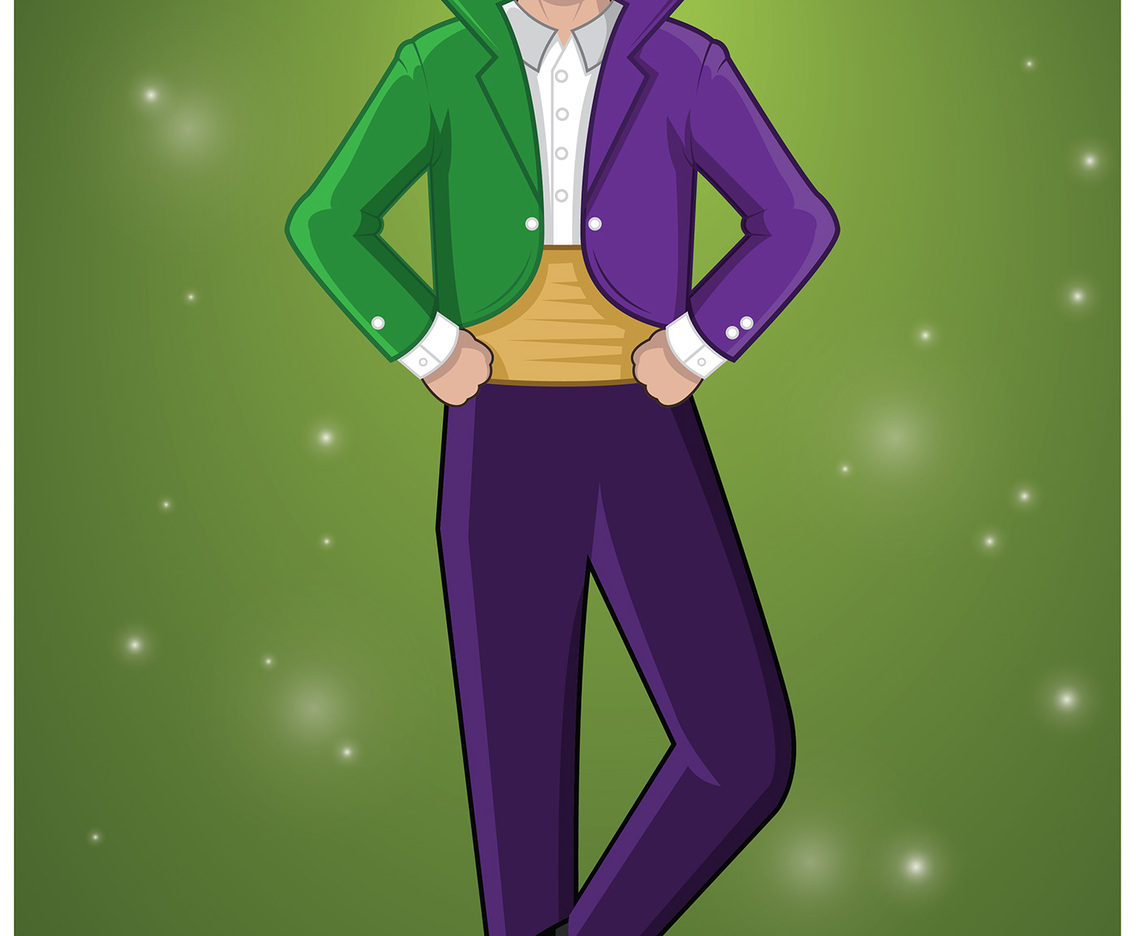 Mardi Grass Man Vector