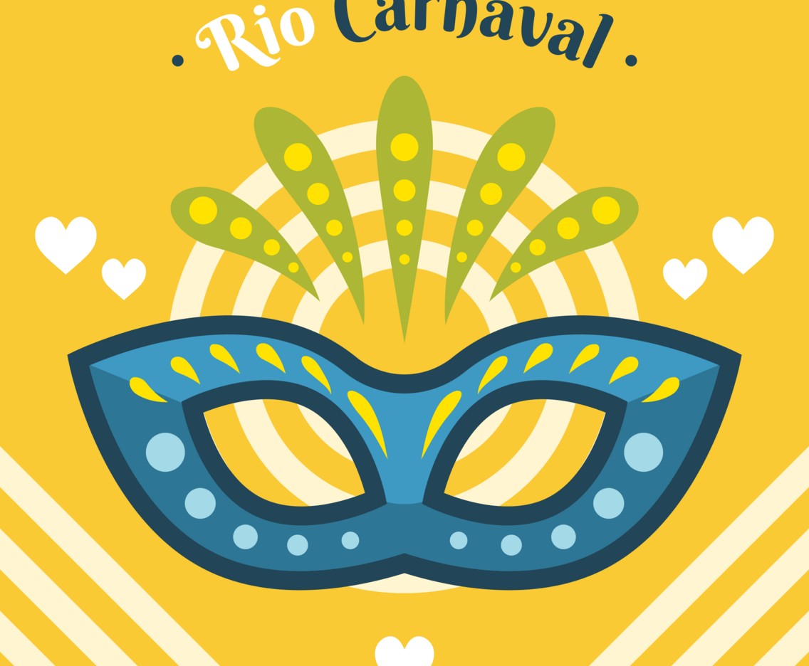 Rio Carnaval Mask Vector