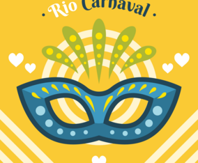 Rio Carnaval Mask Vector