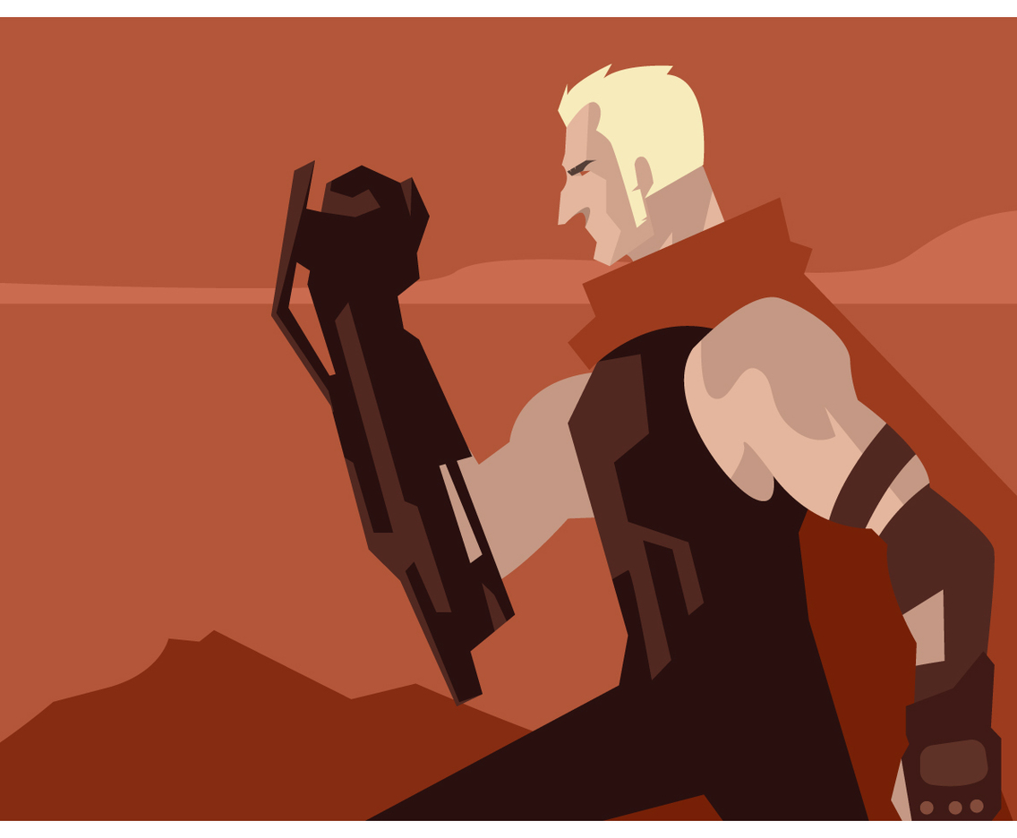 Super Weapon Hero Vector