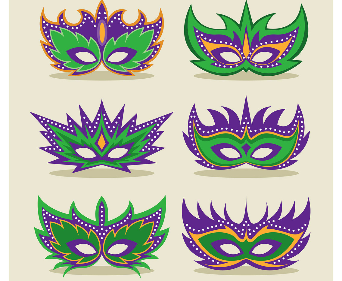 Mardi Gras Mask Vector