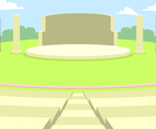 Outdoor Amphitheater Free Vector