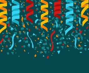 Free Conffetti Party Background