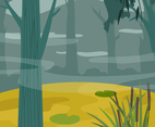 Bayou Vector Illustration