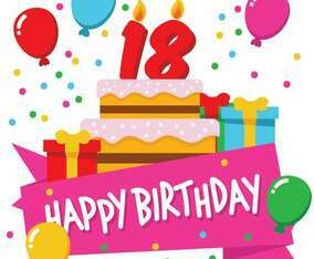 18 Birthday Party Background