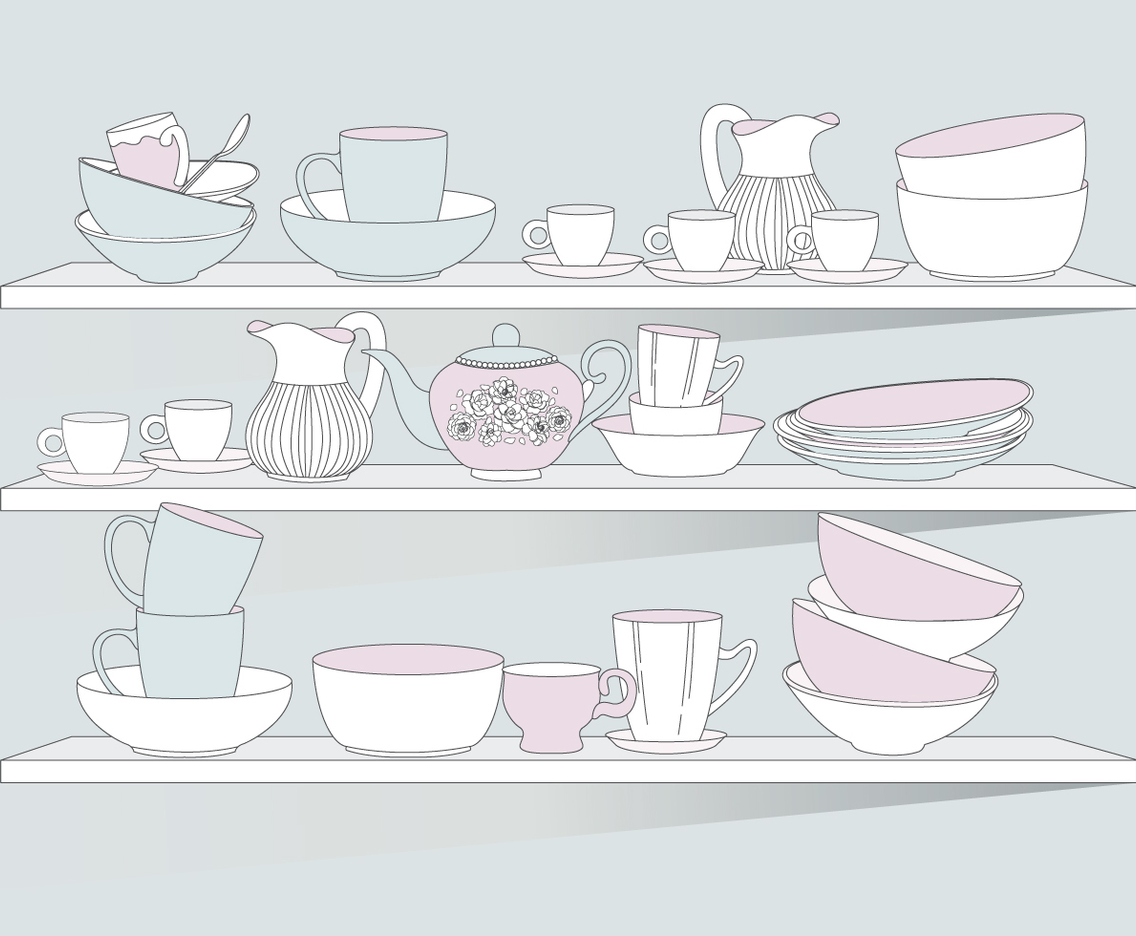 Crockery Vector
