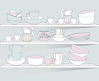 Crockery Vector