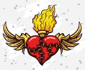 Flaming Heart