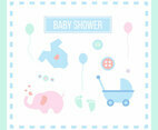 Iconic Babyshower Vectors