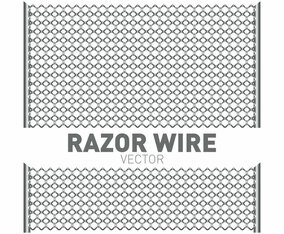 Razor Wire Illustration