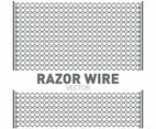 Razor Wire Illustration