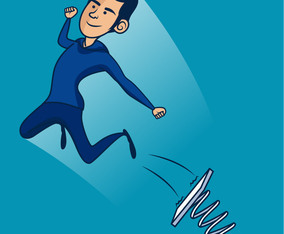 Springboard illustration