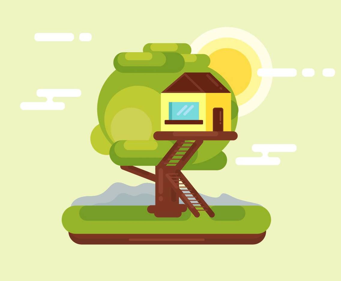 Treehouse Vector