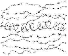 Free Barbed Wire Brushes Vectors