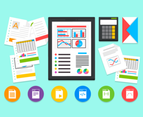 Spreadsheet Free Vector Illustration