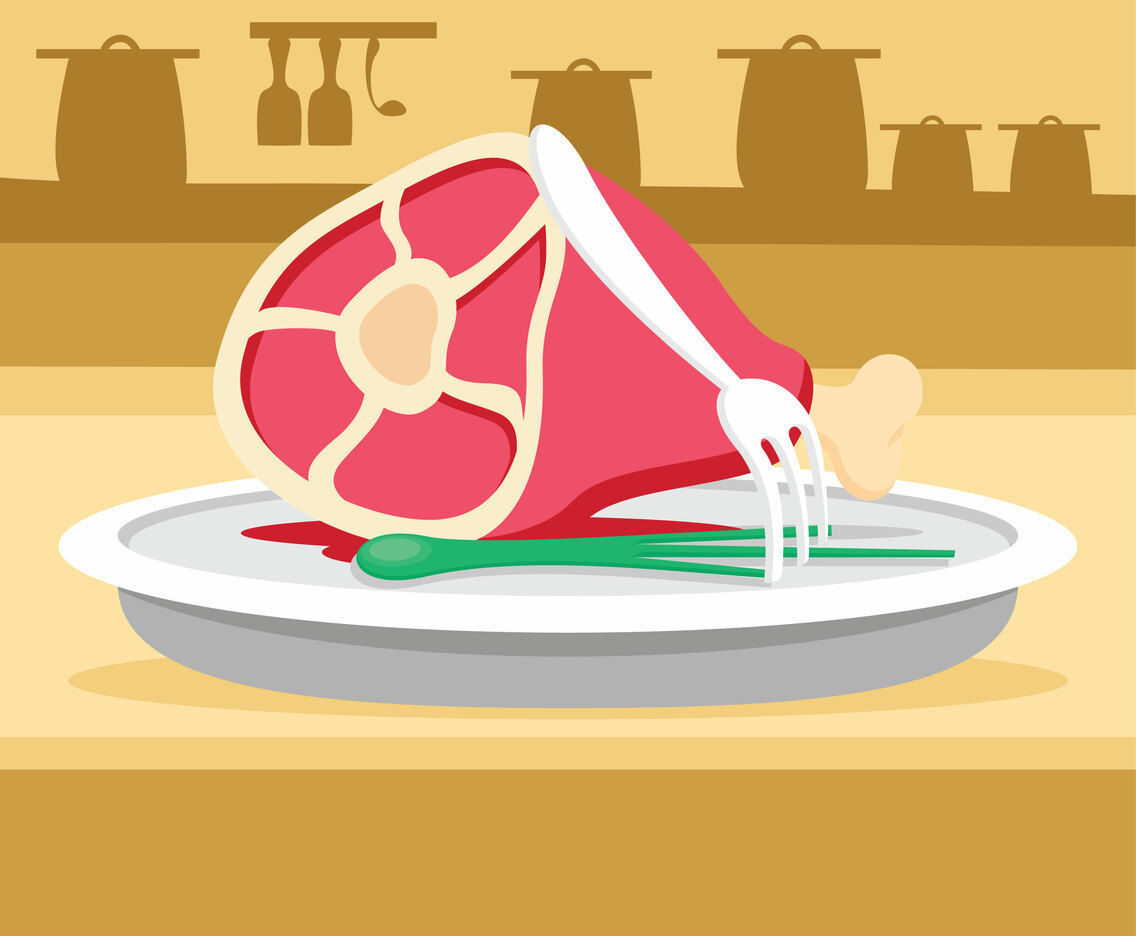 Simple Veal Vector Illustration