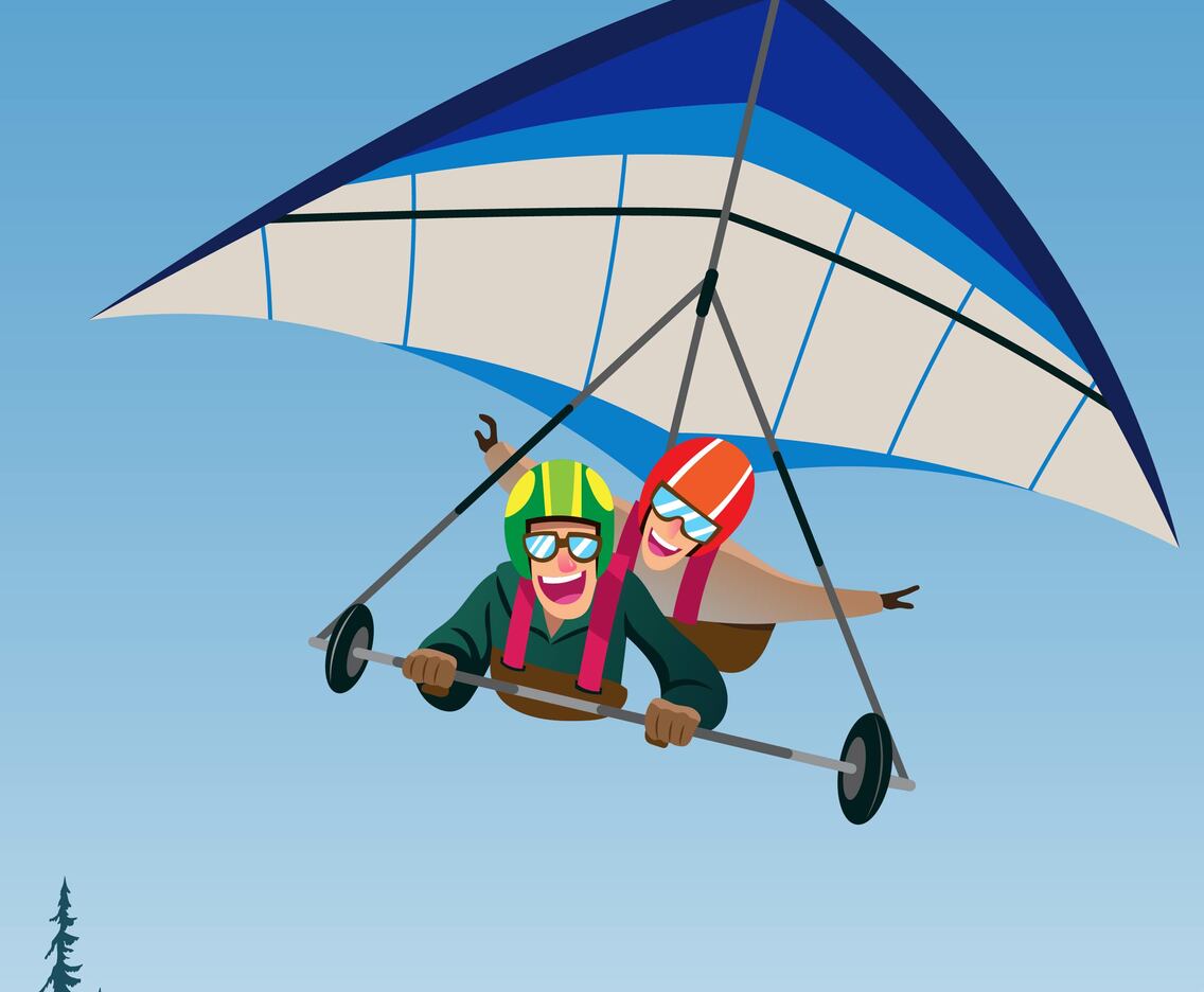 Tandem Hang Glider