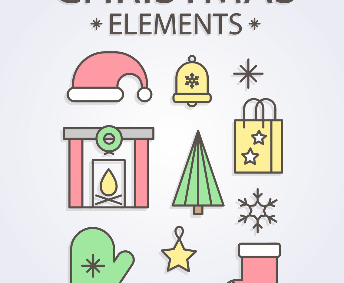 Free Christmas Elements Vector