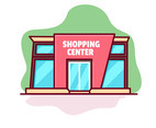 Free Vector Shopping Center