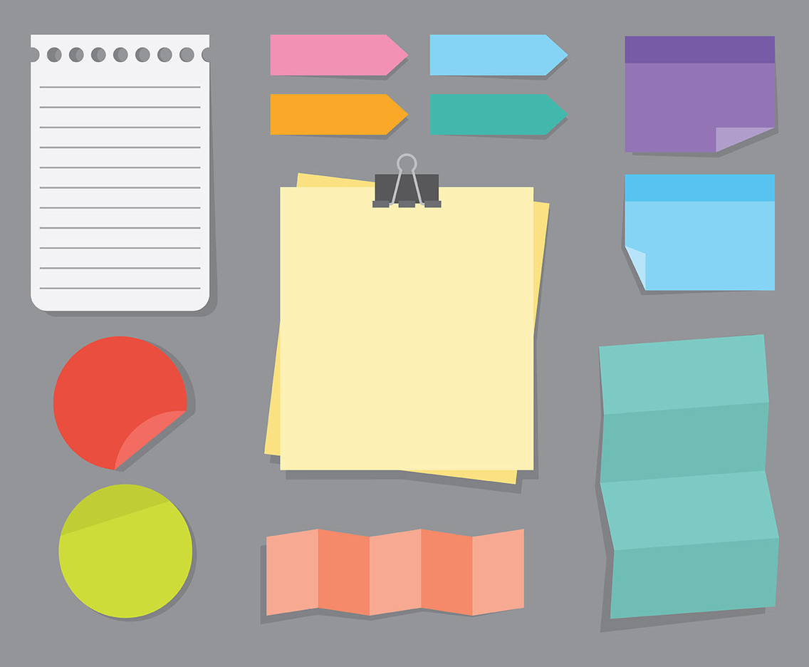 Index Card Vector Set