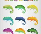 Free Chameleon Vector