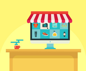 Online Shopping Vector