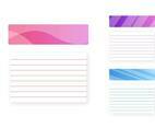 Index Card Vector