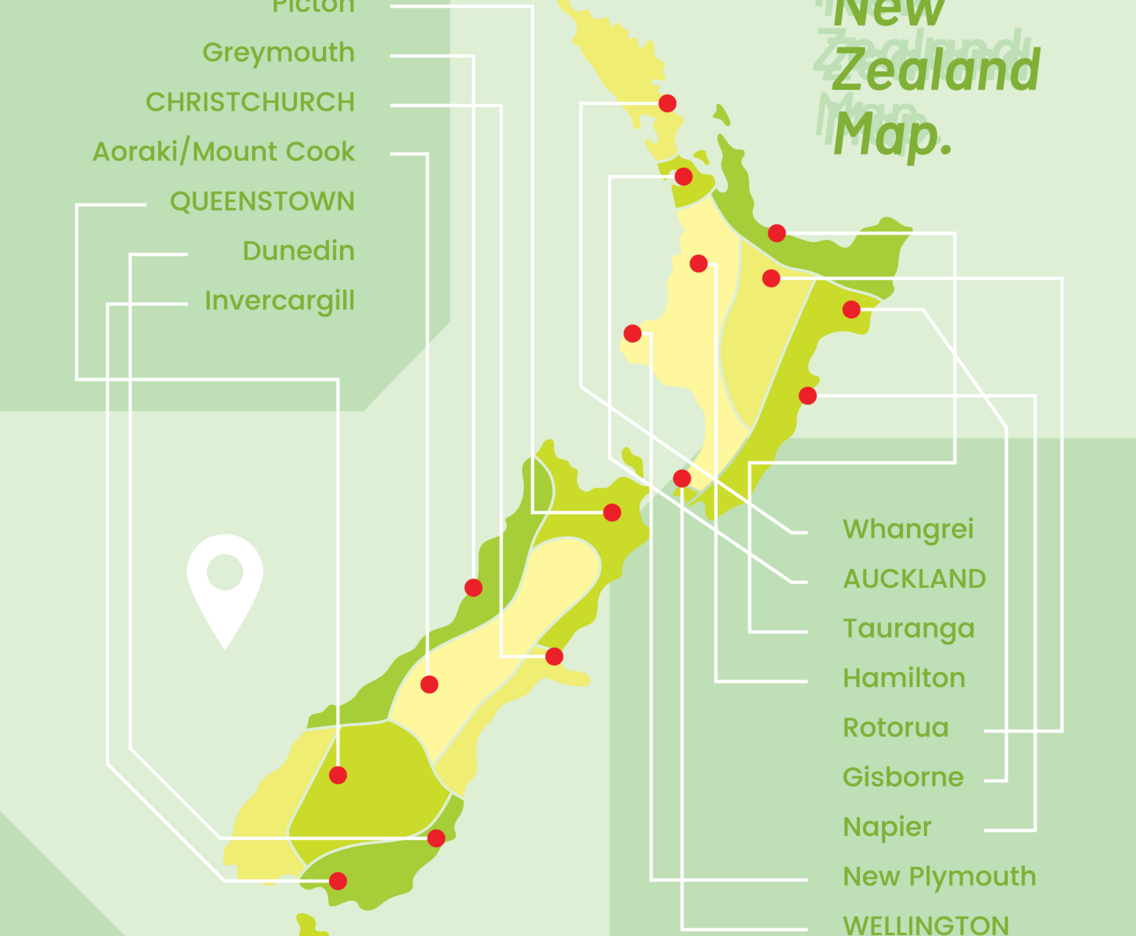 New Zealand Map