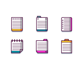 Free Index Card Vector