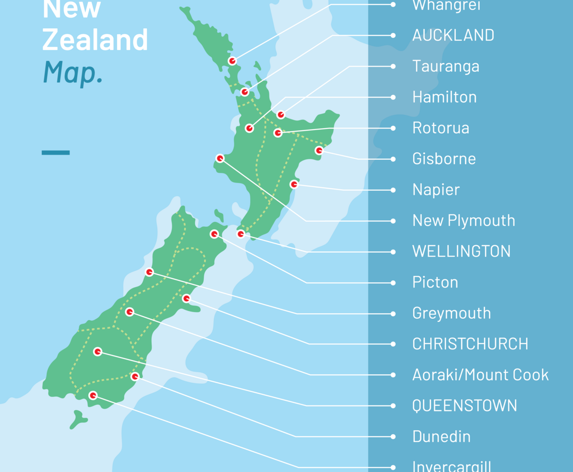 New Zealand Map
