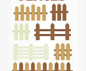 Free Fence Vector