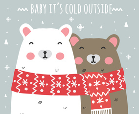 Baby It’s Cold Outside Background