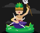 Shaman Vector Illustration