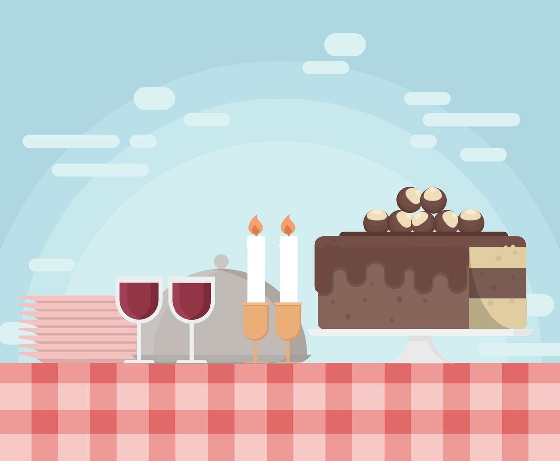 Free Buckeye Cake Illustration