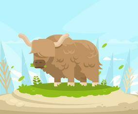 Yak Illustration