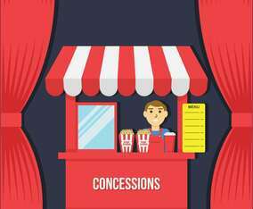 Concession Illustration Vector